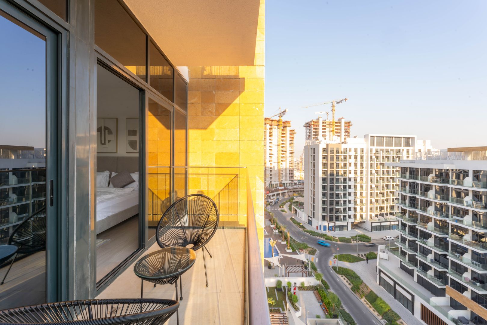 Construction and commercial buildings in Al Quoz
