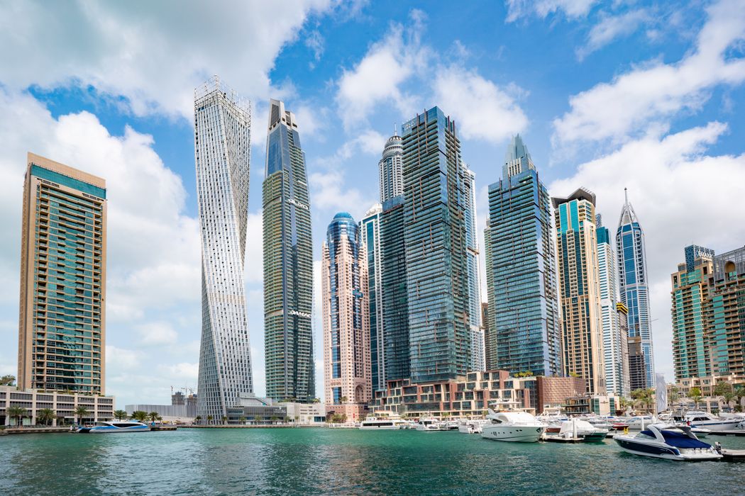 Dubai Marina towers where MQ teams work every day